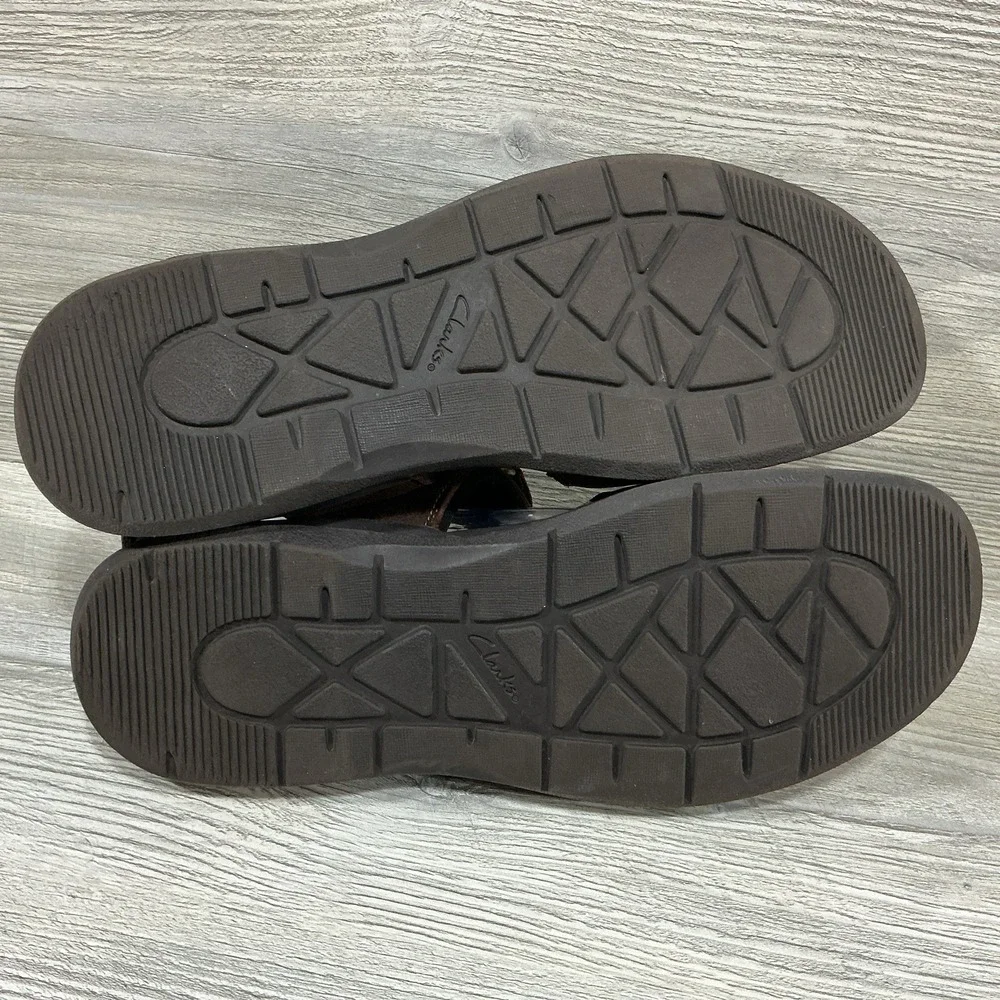 Clarks Collection 261594717110 Men's Size 12 M Leather Hapsford Creek Sandals
